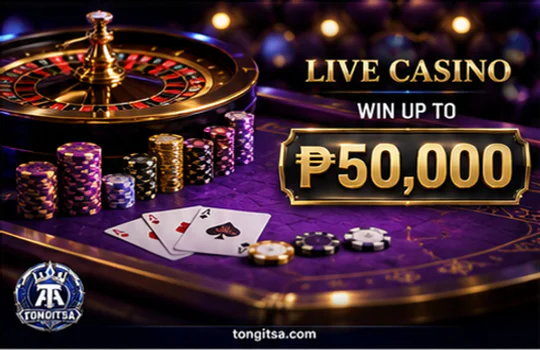TONGITS Live Casino table rules, limits, timer and selected-action feedback